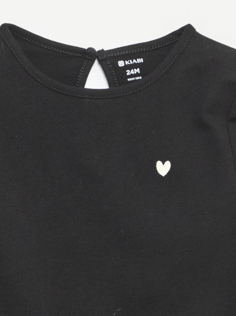 Pack de 3 camisetas de manga larga Blanco - Kiabi