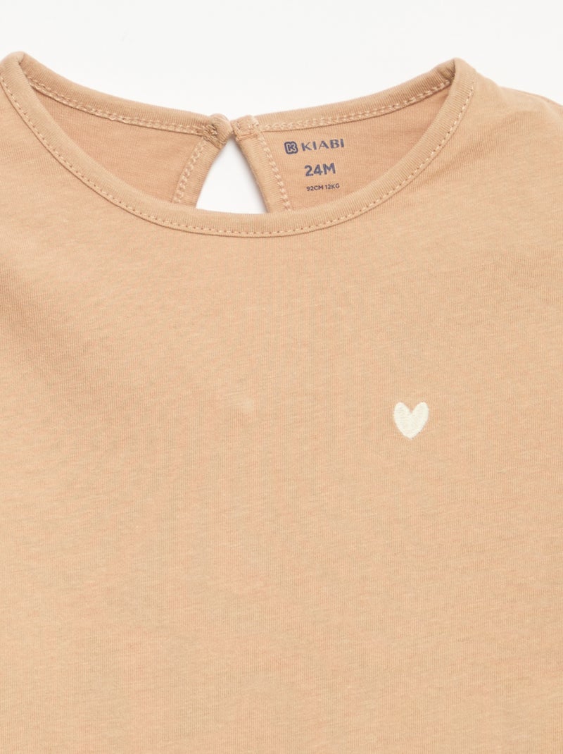 Pack de 3 camisetas de manga larga Blanco - Kiabi