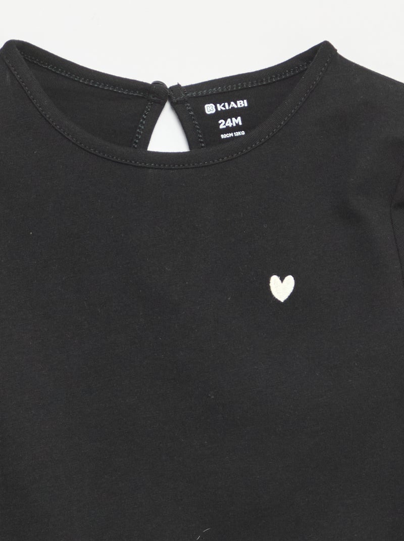 Pack de 3 camisetas de manga larga Blanco - Kiabi