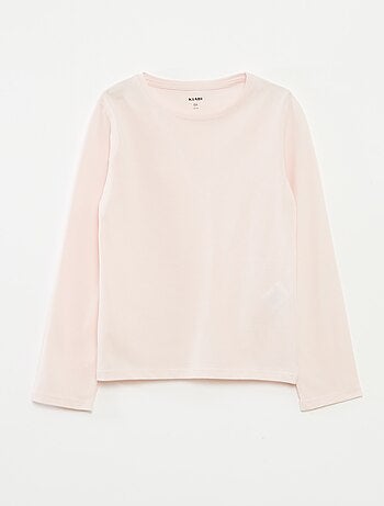 Pack de 3 camisetas de manga larga con cuello redondo