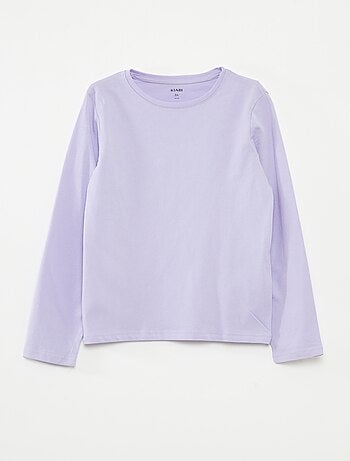 Pack de 3 camisetas de manga larga con cuello redondo