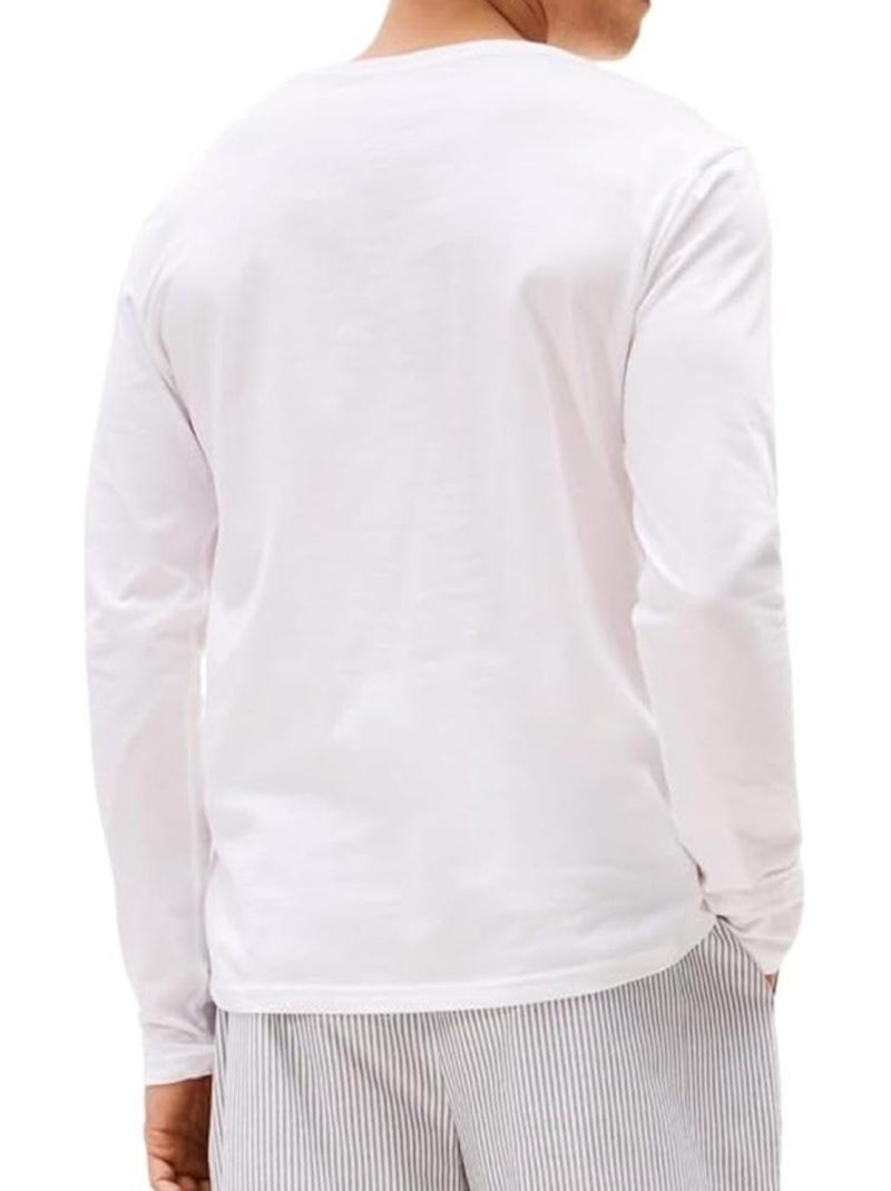 Pack de 3 camisetas de manga larga tommy hilfiger para hombre () Gris plateado - Kiabi