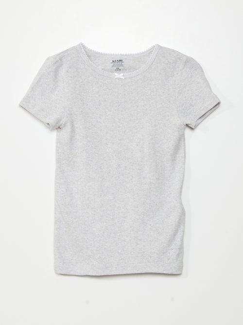 Pack de 3 camisetas de punto calado - Kiabi