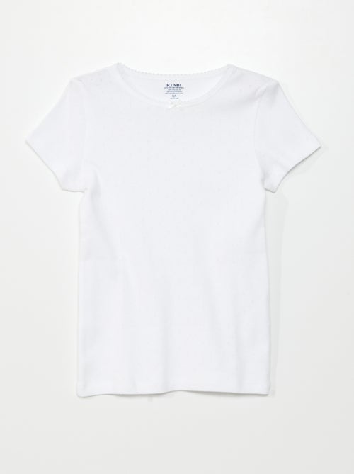 Pack de 3 camisetas de punto calado - Kiabi