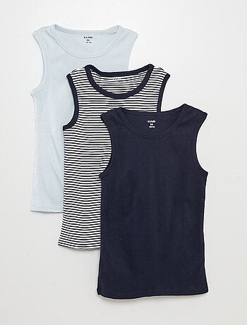 Pack de 3 camisetas de tirantes