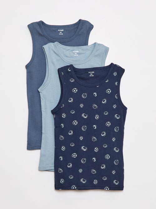 Pack de 3 camisetas de tirantes - Kiabi