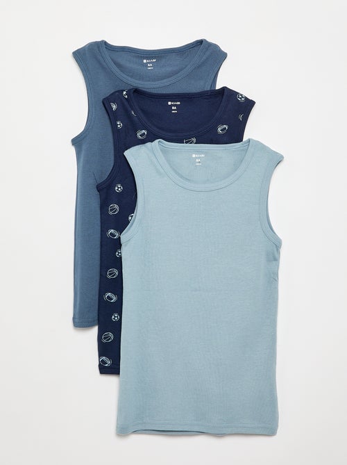 Pack de 3 camisetas de tirantes - Kiabi