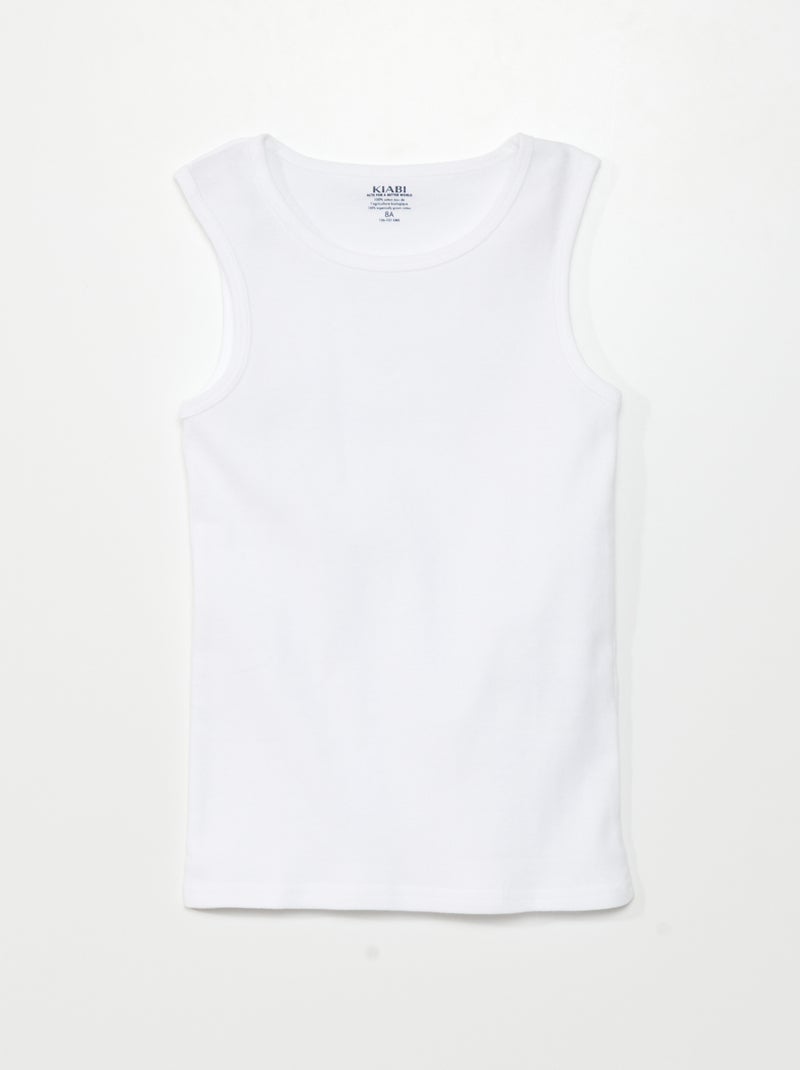 Pack de 3 camisetas de tirantes AZUL - Kiabi