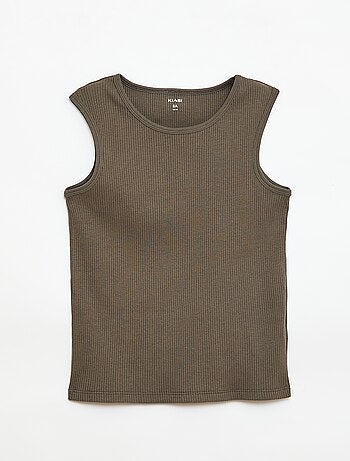 Pack de 3 camisetas de tirantes de canalé