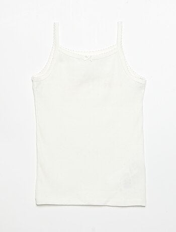 Pack de 3 camisetas de tirantes de punto