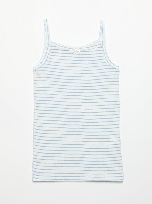 Pack de 3 camisetas de tirantes de punto - Kiabi