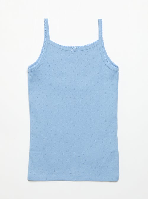 Pack de 3 camisetas de tirantes de punto - Kiabi