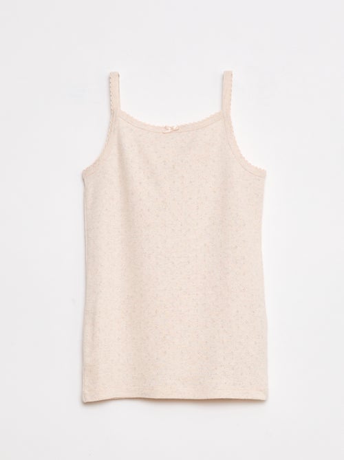 Pack de 3 camisetas de tirantes de punto - Kiabi