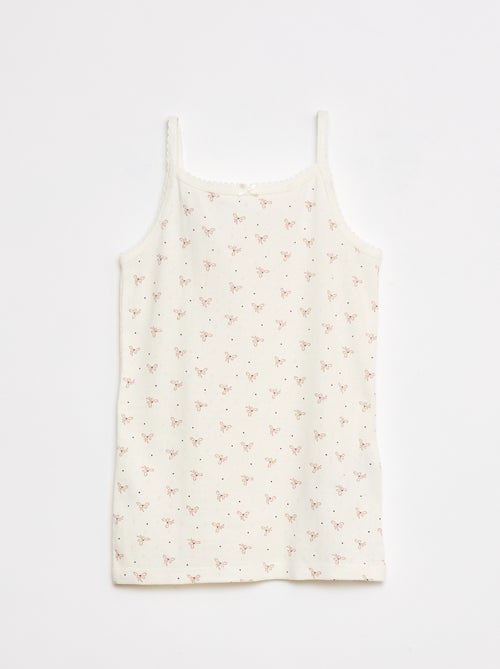 Pack de 3 camisetas de tirantes de punto - Kiabi