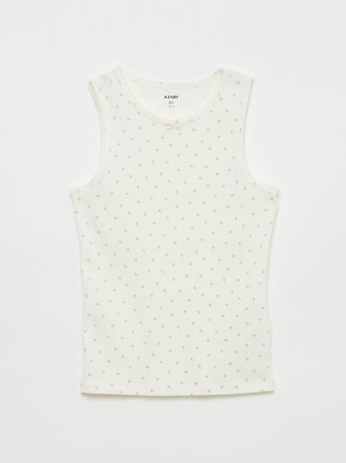 Pack de 3 camisetas de tirantes de punto calado - Kiabi