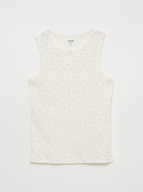 Pack de 3 camisetas de tirantes de punto calado - Kiabi