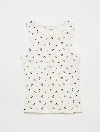 Pack de 3 camisetas de tirantes de punto calado