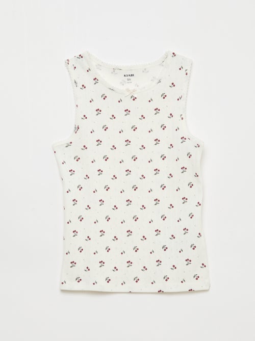 Pack de 3 camisetas de tirantes de punto calado - Kiabi