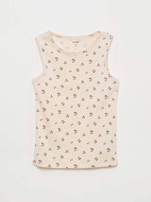 Pack de 3 camisetas de tirantes de punto calado - Kiabi