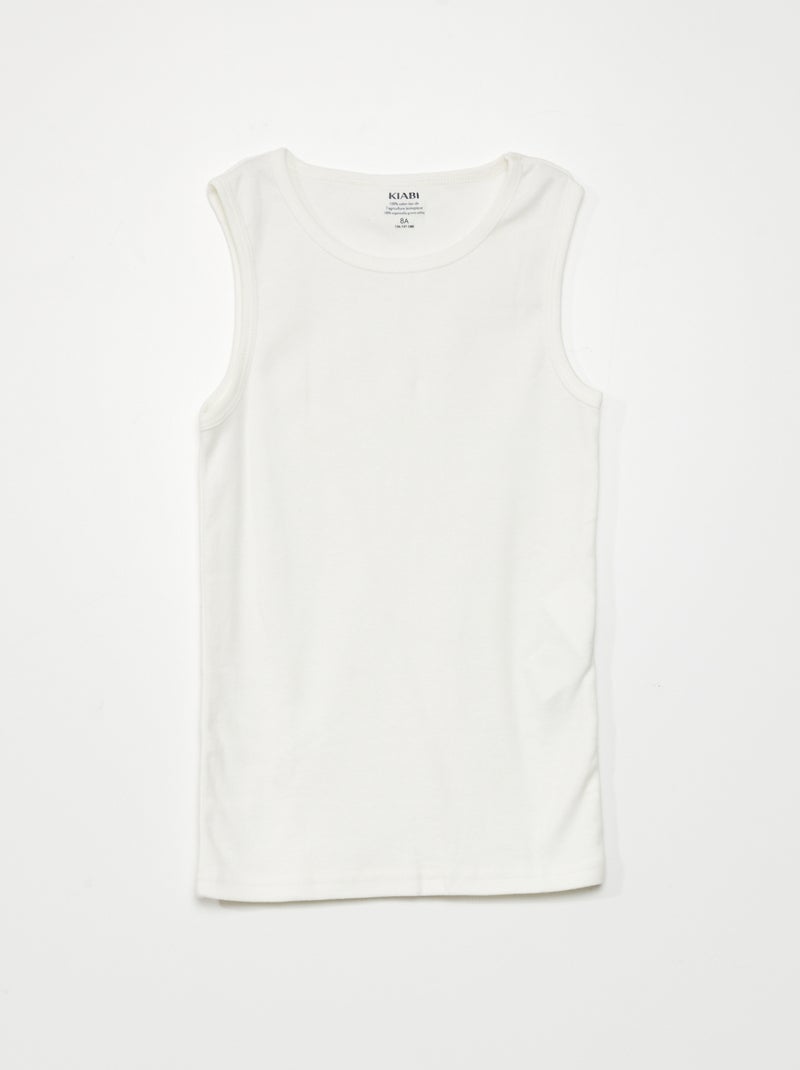 Pack de 3 camisetas de tirantes GRIS - Kiabi