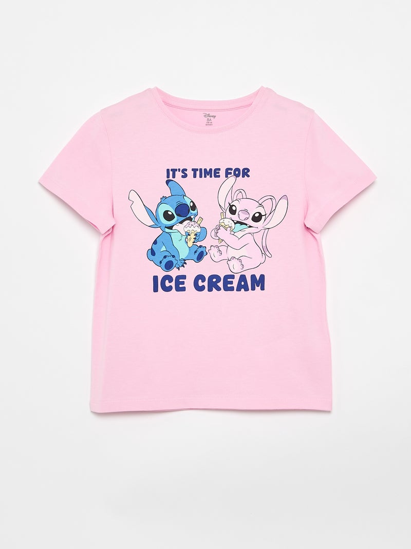 Pack de 3 Camisetas \'Disney\' de manga corta Rosa - Kiabi