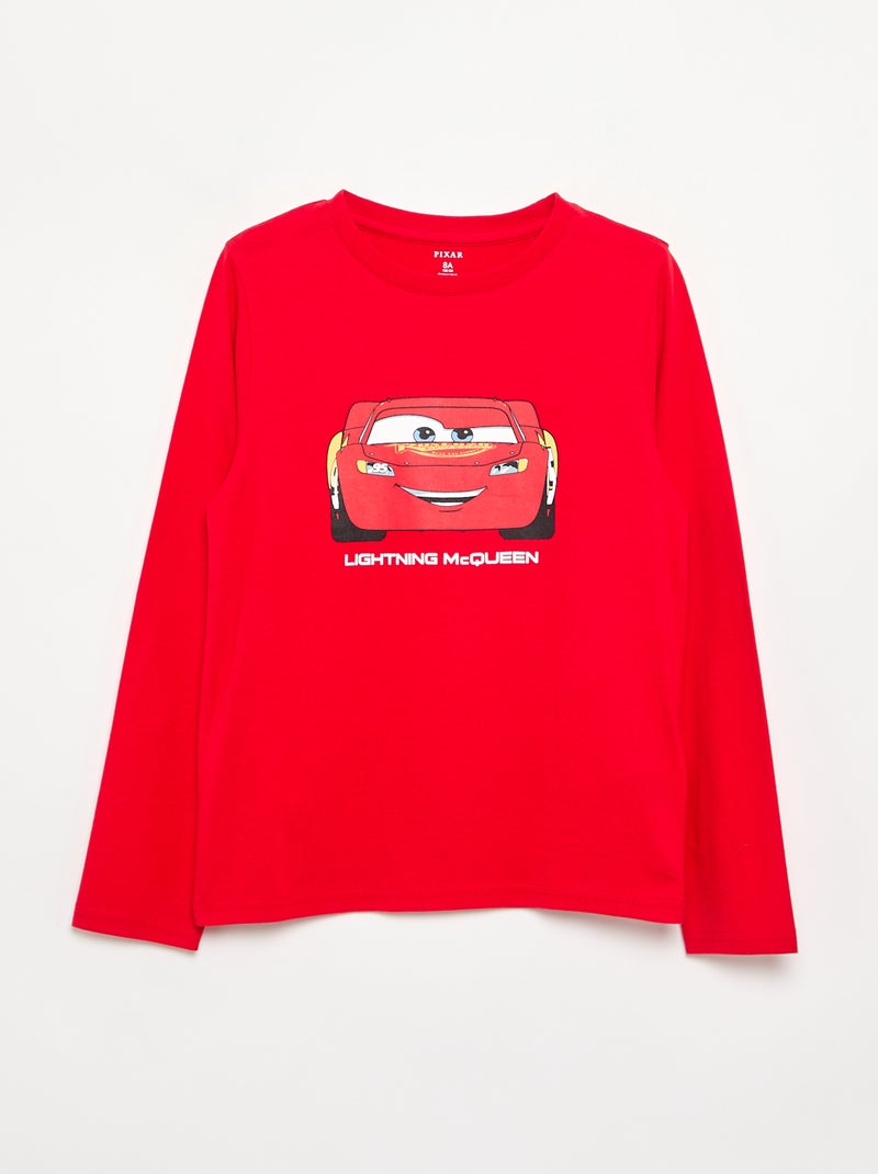Pack de 3 camisetas 'Disney' de manga larga Rojo - Kiabi