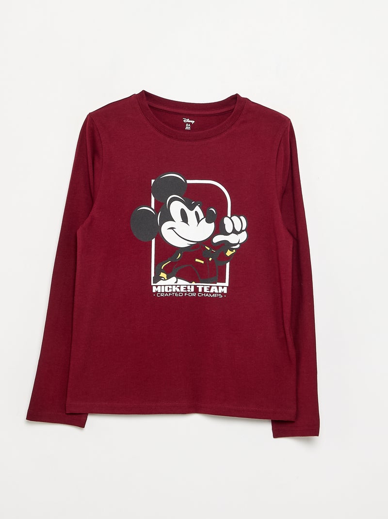 Pack de 3 camisetas \'Disney\' de manga larga Rojo - Kiabi