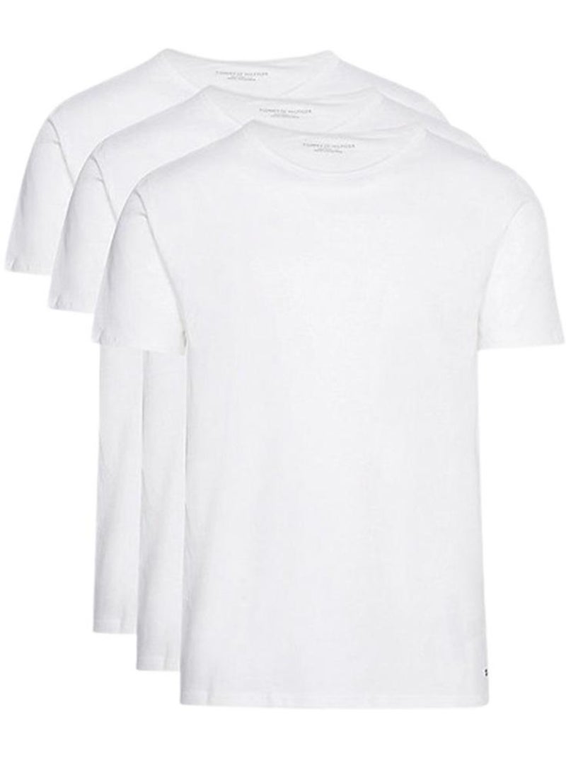 Pack de 3 Camisetas Elásticas de Hombre Tommy Hilfiger Blanco - Kiabi