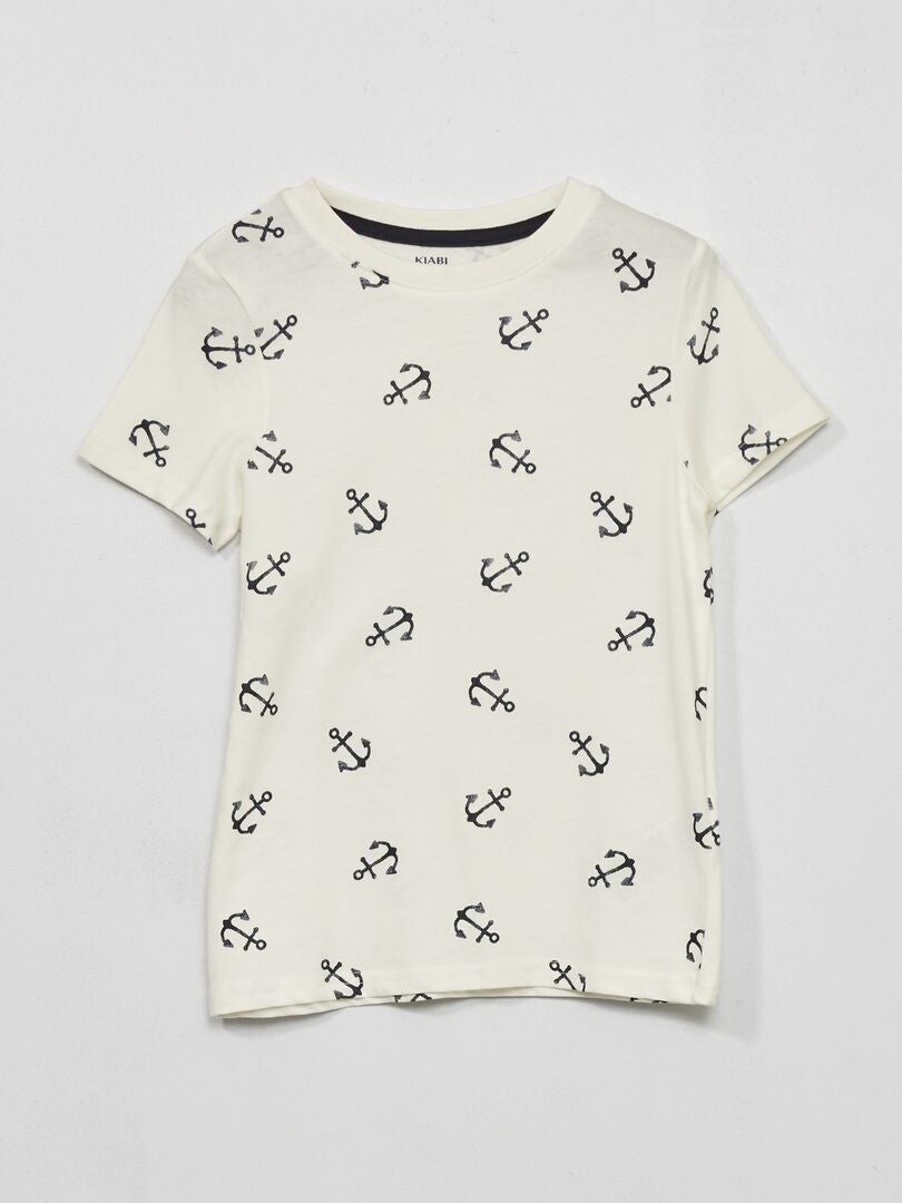 Pack de 3 camisetas estampadas AZUL - Kiabi