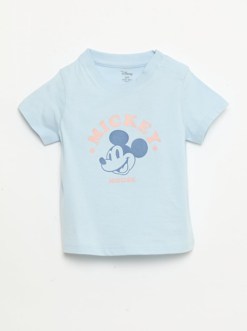 Pack de 3 Camisetas estampadas 'Disney' Azul - Kiabi