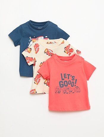Pack de 3 Camisetas estampadas 'Disney'