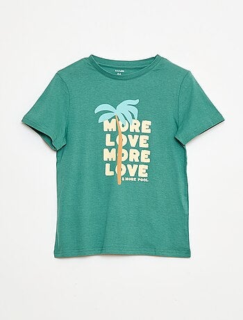 Pack de 3 camisetas estilo 'palmera'