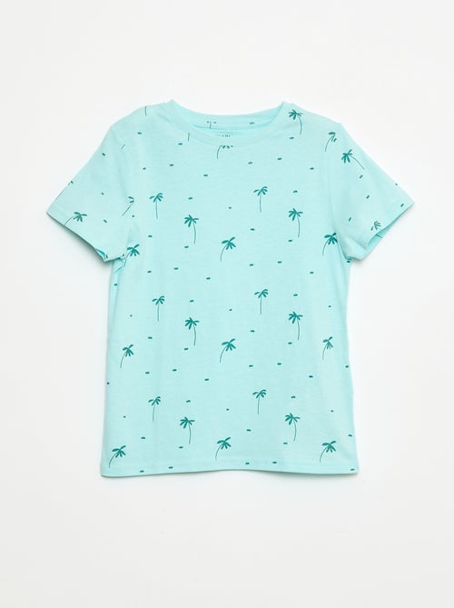 Pack de 3 camisetas estilo 'palmera' - Kiabi