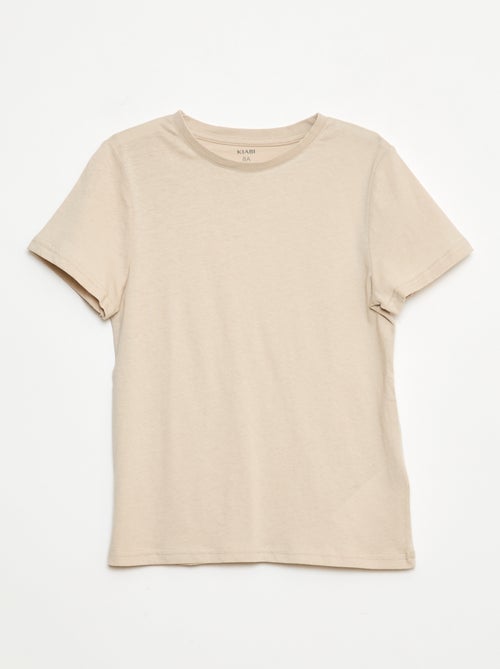 Pack de 3 camisetas estilo 'palmera' - Kiabi