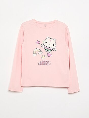 Pack de 3 camisetas \'Gabby y la casa mágica\' de manga larga