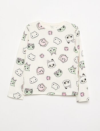 Pack de 3 camisetas \'Gabby y la casa mágica\' de manga larga