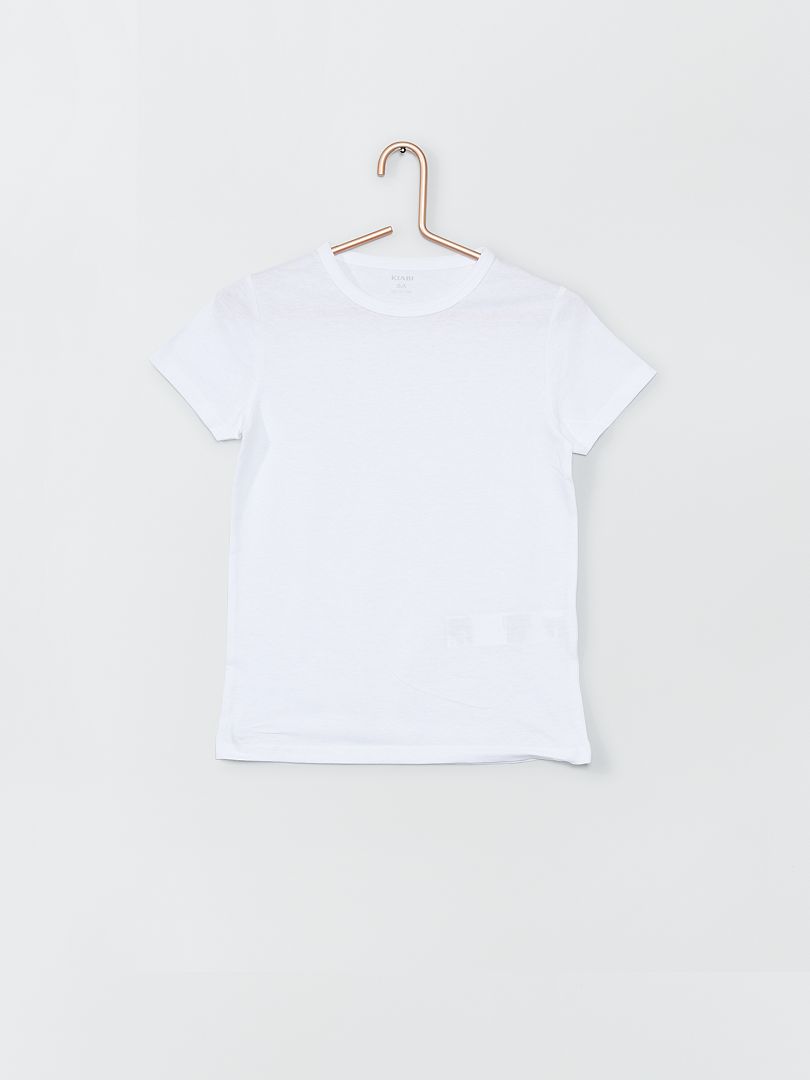 Pack de 3 camisetas interiores blanco - Kiabi