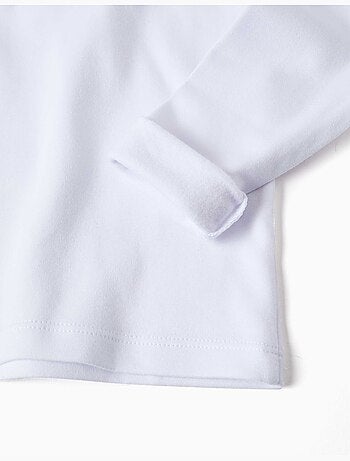 Pack de 3 camisetas interiores de manga larga de algodón perchado