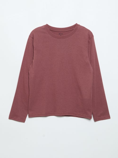 Pack de 3 camisetas lisas - Kiabi
