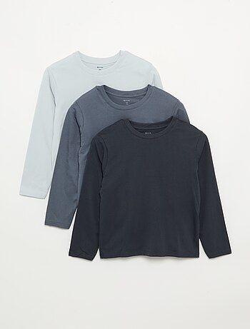Pack de 3 camisetas lisas