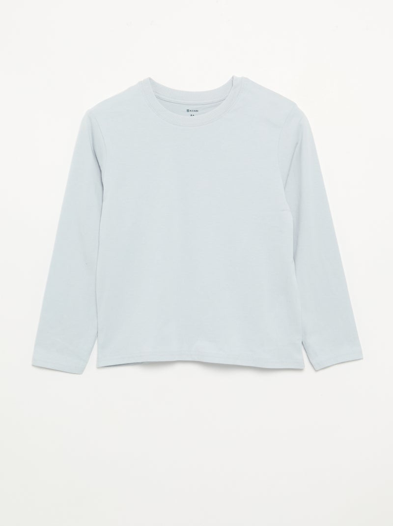 Pack de 3 camisetas lisas Gris - Kiabi