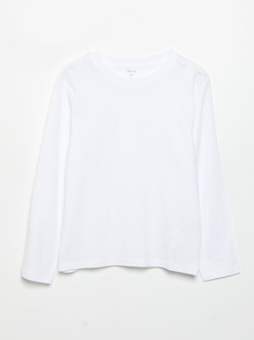 Pack de 3 camisetas lisas - Kiabi