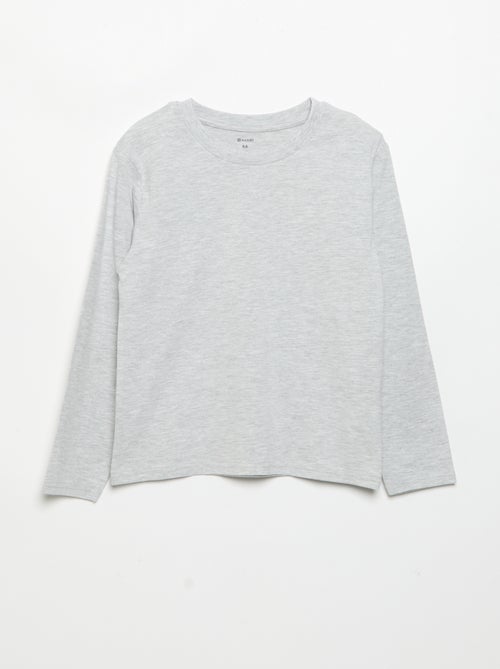 Pack de 3 camisetas lisas - Kiabi