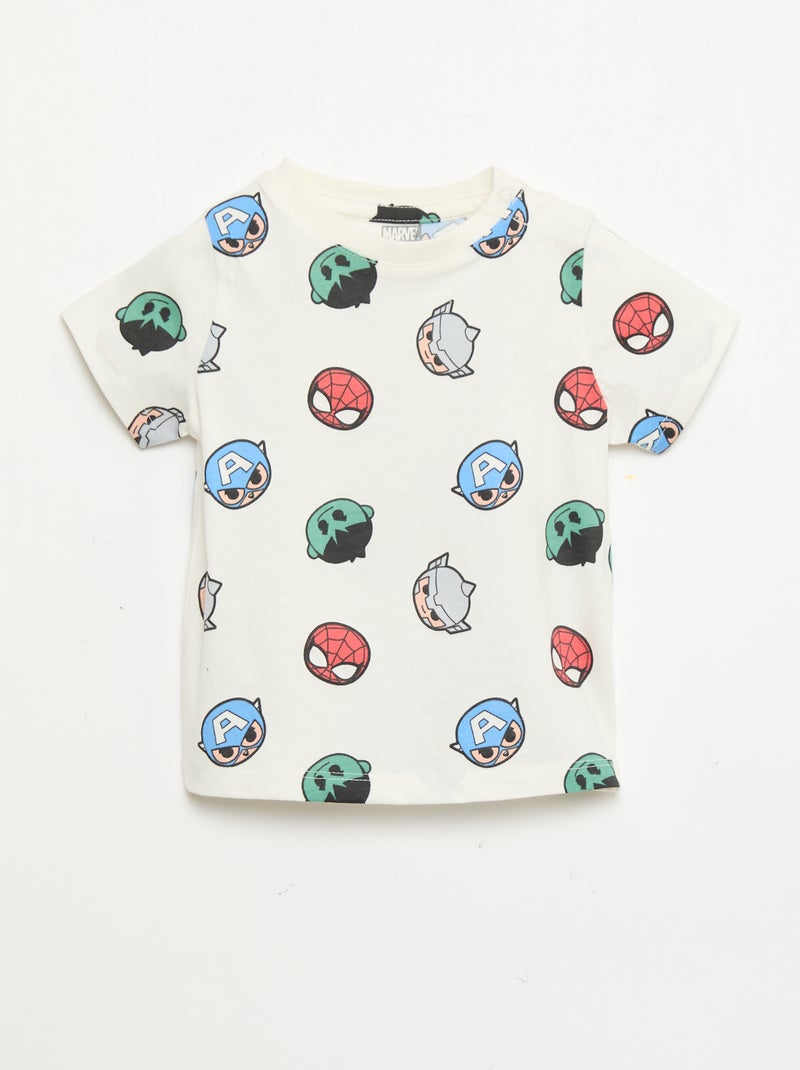 Pack de 3 Camisetas 'Marvel' 'Avengers' Azul - Kiabi