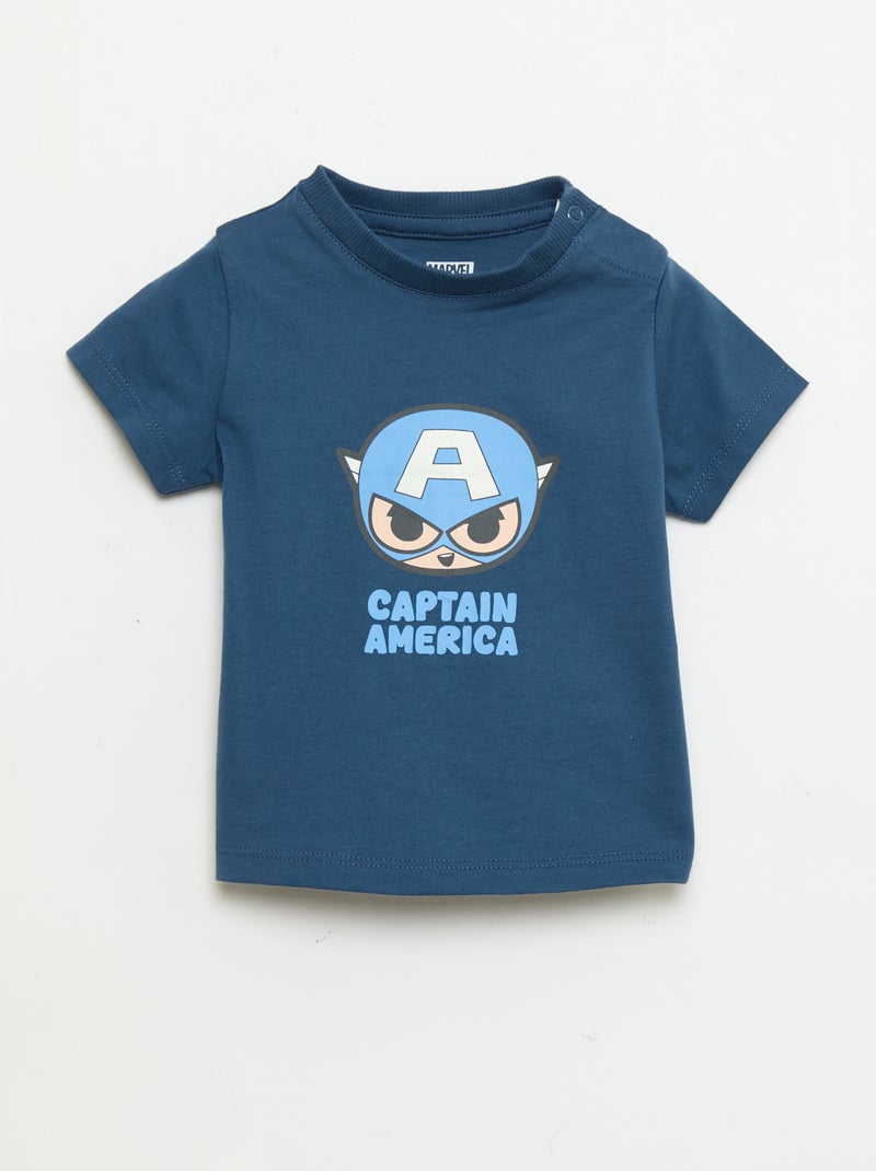 Pack de 3 Camisetas 'Marvel' 'Avengers' Azul - Kiabi