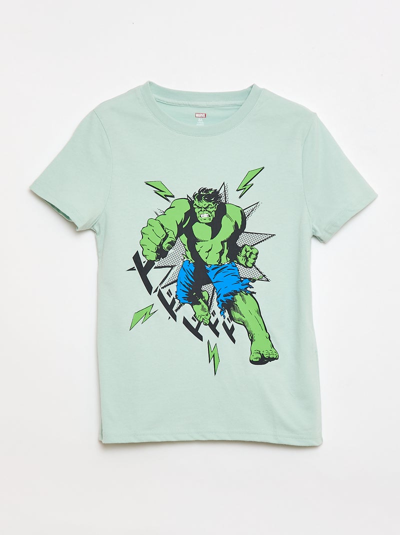 Pack de 3 camisetas 'Marvel' de manga corta Azul - Kiabi