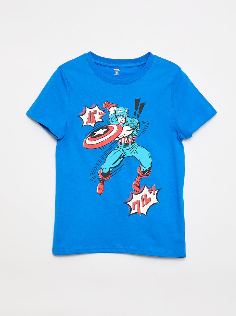 Pack de 3 camisetas 'Marvel' de manga corta Azul - Kiabi