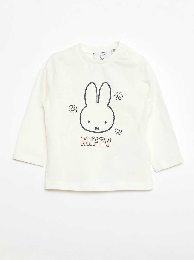 Pack de 3 camisetas 'Miffy' Blanco - Kiabi
