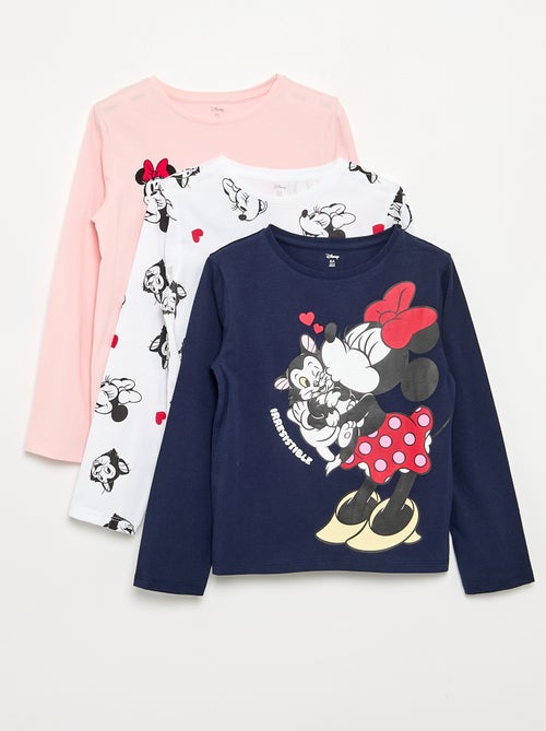 Pack de 3 camisetas 'Minnie' - Kiabi Pack de 3 camisetas 'Minnie' - Kiabi