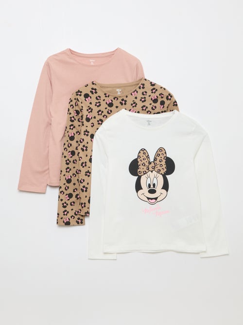 Pack de 3 camisetas 'Minnie' - Kiabi